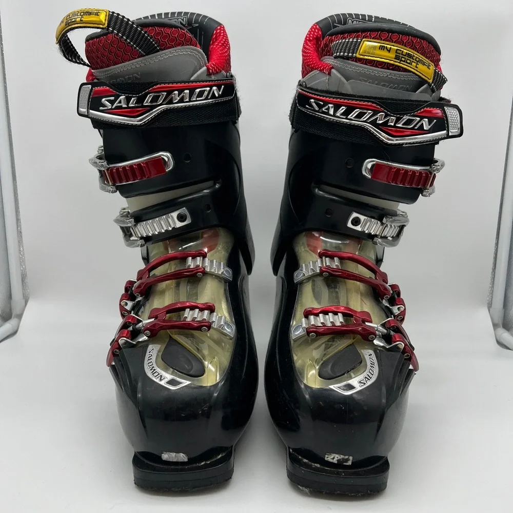 Salomon Mission RS 7 Ski Boots Mens 28 Black Red Energizer 75 Biovent Downhill